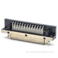 Гнездовой разъем SCSI 1,27 мм, DIP 90°, 50P